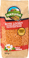 Natura Linsen rot