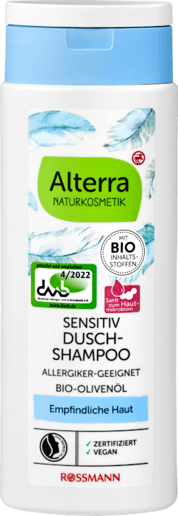 Shampooing douche Sensitive sans parfum Alterra 