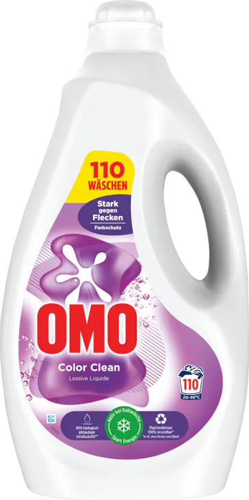 Lessive liquide Color Clean Omo