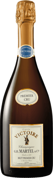 G. H. Martel Cuvée Victoire brut Premier Cru Champagne AOC De face