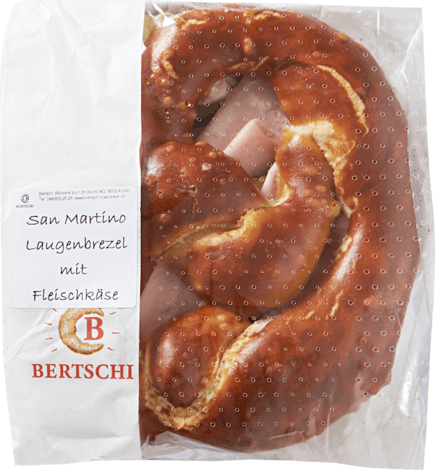 Brezel di Sils Fleischkäse San Martino Bertschi