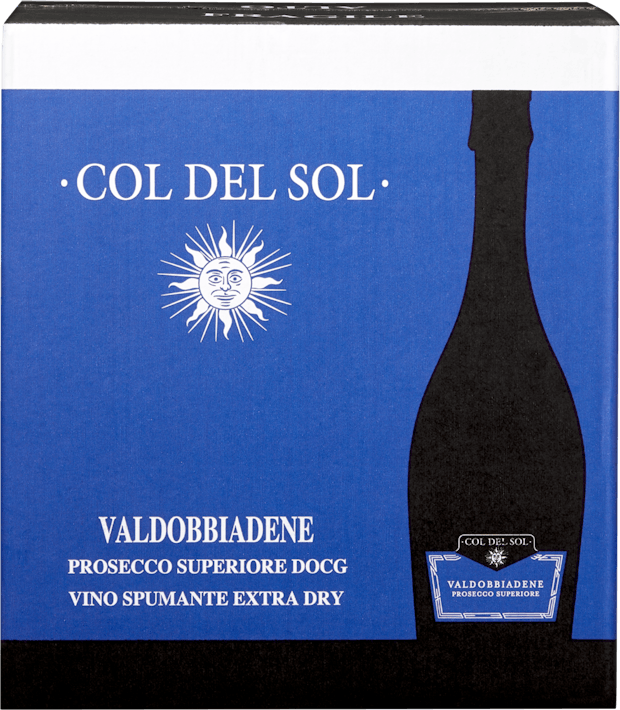 Col del Sol Extra Dry Prosecco Superiore Valdobbiadene DOCG
