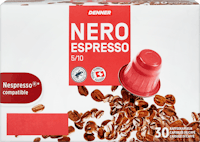Capsule di caffè Nero Espresso Denner