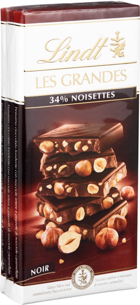 Lindt Les Grandes Tafelschokolade Dunkel - Schokolade Süsses