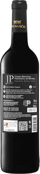 JP Azeitão Tinto Vinho Regional Península de Setúbal (Face arrière)