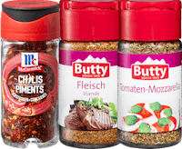 su tutti gli spargispezie con spezie singole Butty e McCormick