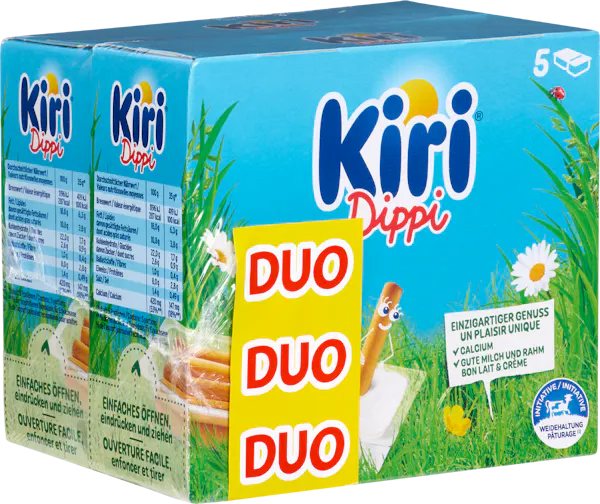 Kiri Dippi cream cheese and breadsticks