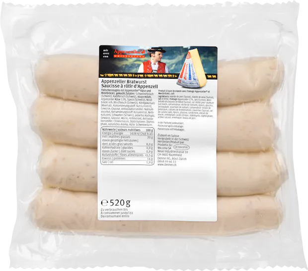 Saucisses à rôtir d'Appenzell 