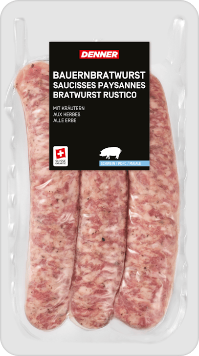 Saucisses paysannes Denner