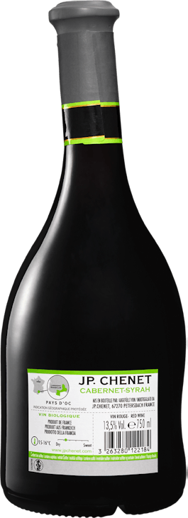 Bio JP. Chenet Cabernet/Syrah Pays d’Oc IGP
