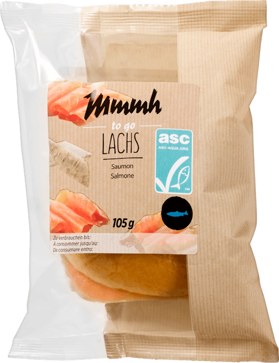 Mmmh Petit pain au saumon 