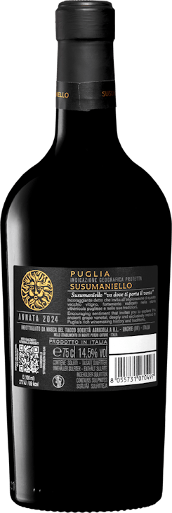 Masca del Tacco Susumaniello Puglia IGP