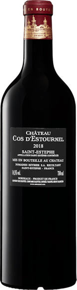 Château Cos d'Estournel St. Estèphe AOC 2018  (Face arrière)