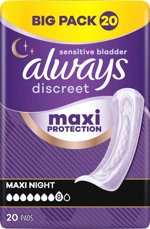 Protections contre les fuites urinaires Always Discreet