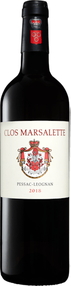 Clos Marsalette Rouge Pessac-Léognan AOC
 Vorderseite