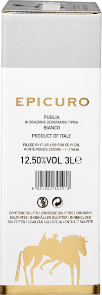 Epicuro Bianco Puglia IGT (Rückseite)