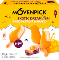 Glace Exotic Dream Passion Fruit & Mango mini Mövenpick