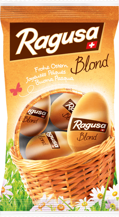 Petits œufs en chocolat Ragusa Blond Camille Bloch