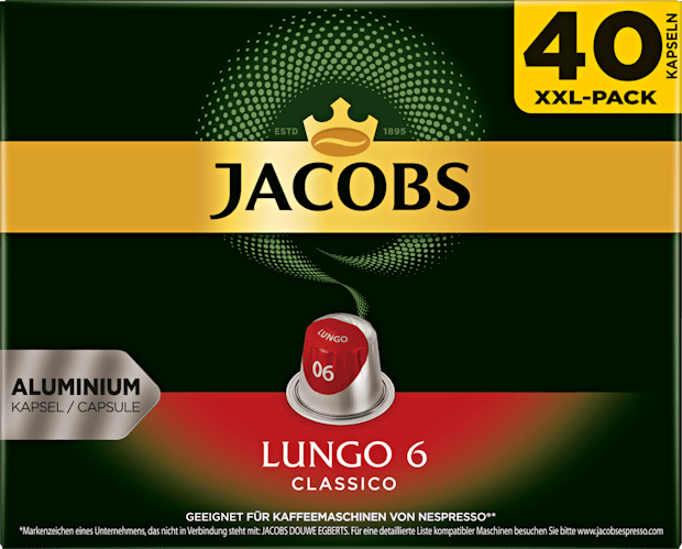 Jacobs Kaffeekapseln Lungo 6 Classico