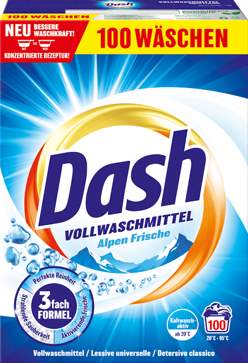 Lessive universelle Fraîcheur alpine Dash