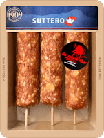 Hackfleisch-Spiess mit Der scharfe Maxx