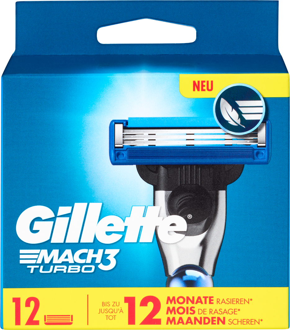 Gillette Rasierklingen Mach3 Turbo