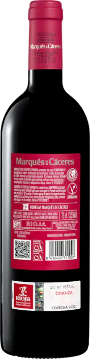 Marqués de Cáceres Crianza Rioja DOCa  