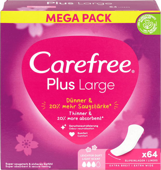 Protège-slips Plus Large Carefree