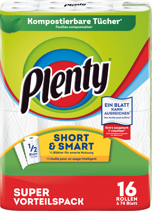 Papier de ménage Short & Smart Plenty