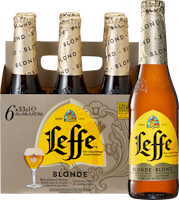 Birra chiara Leffe