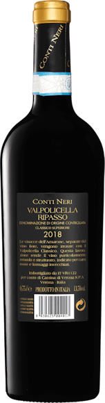 Conti Neri Ripasso della Valpolicella DOC Classico Superiore (Rückseite)