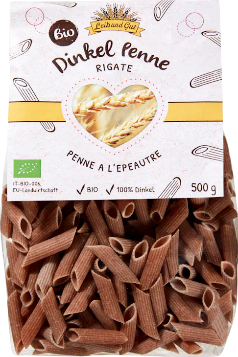 Leib und Gut Rigate à l'épeautre Bio 