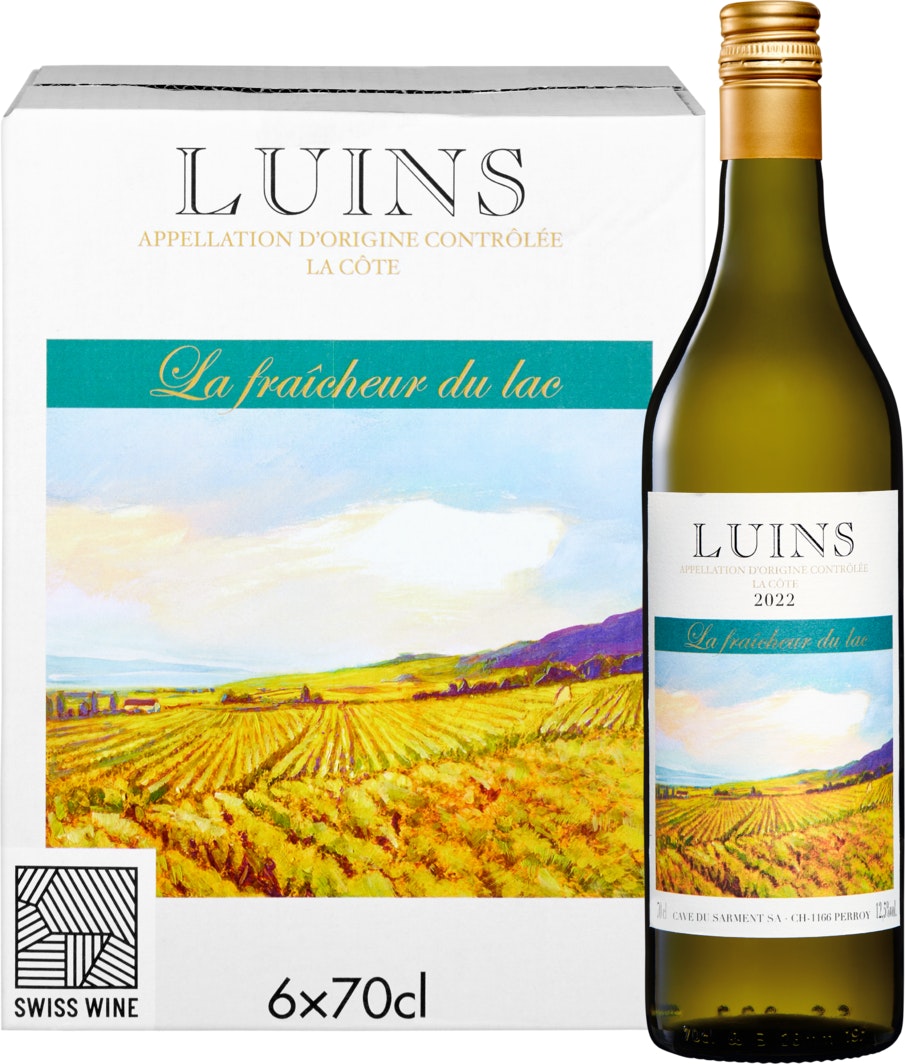 La Fraîcheur du lac Luins AOC La Côte Vins champagnes