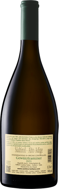 Cantina Terlan Tradition Gewürztraminer Alto Adige DOC