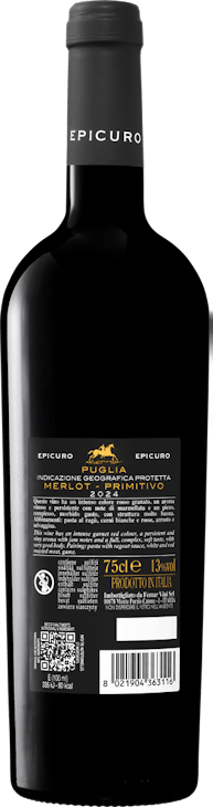 Epicuro Oro Merlot/Primitivo Puglia IGP