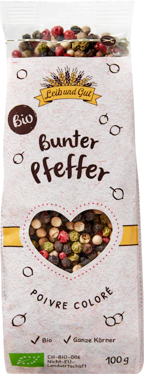 Leib und Gut Bouquet de poivre Bio 