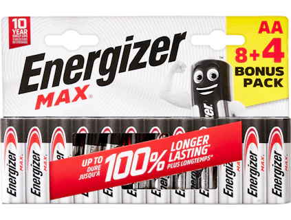 Piles AA max Energizer