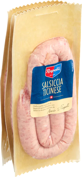 Saucisse à rôtir du Tessin Rapelli