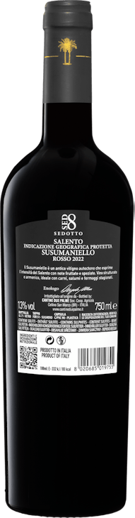 Sedotto Susumaniello Salento IGP