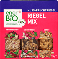 Barretta mix di frutta e noci enerBiO