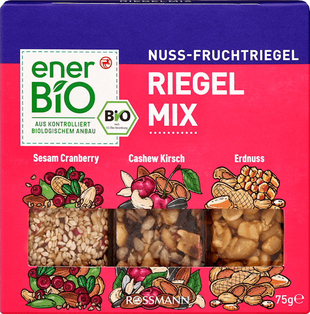 enerBiO Riegelmix Nuss & Frucht