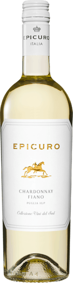 Epicuro Bianco Chardonnay/Fiano Puglia IGP De face