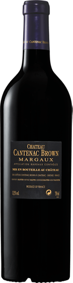 Château Cantenac Brown Margaux AOC
 (Face arrière)
