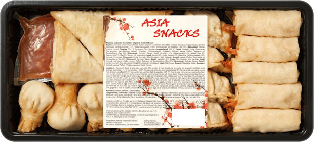 Vaschetta snack asiatici