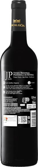 JP Azeitão Tinto Vinho Regional Península de Setúbal (Rückseite)
