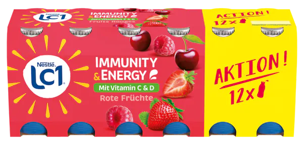 Nestlé Yogurt da bere Frutti rossi LC1 12x100g