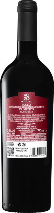 Cantine Due Palme Sedotto Primitivo di Puglia IGP