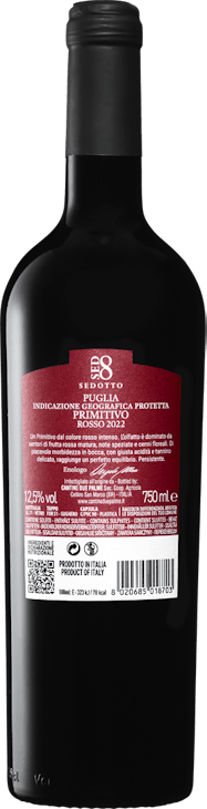 Cantine Due Palme Sedotto Primitivo di Puglia IGP