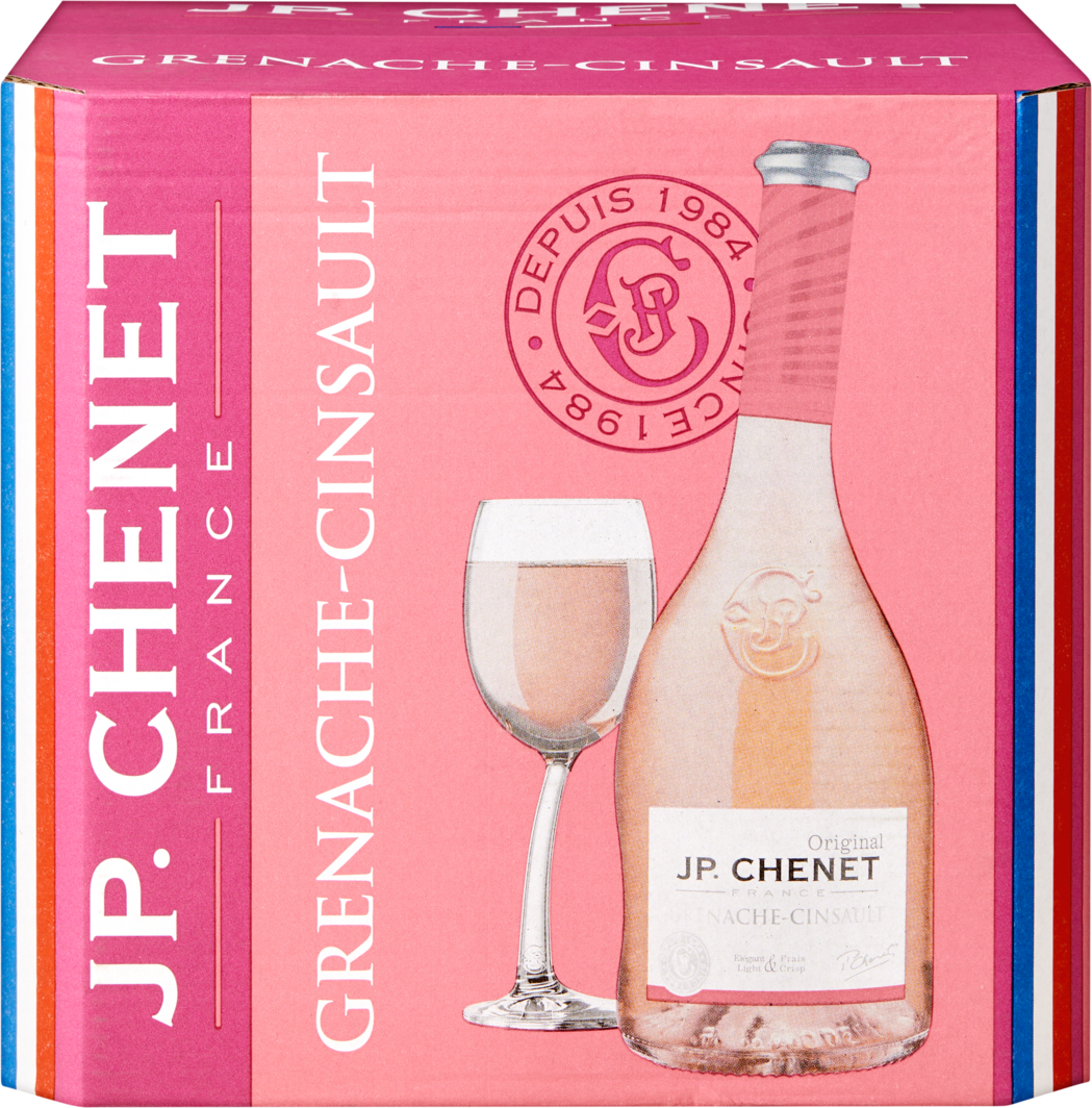 JP. Grenache/Cinsault Rosé Pays d’Oc IGP 6 Flaschen à 75 cl