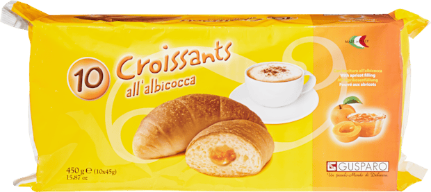 Croissants aux abricots Gusparo